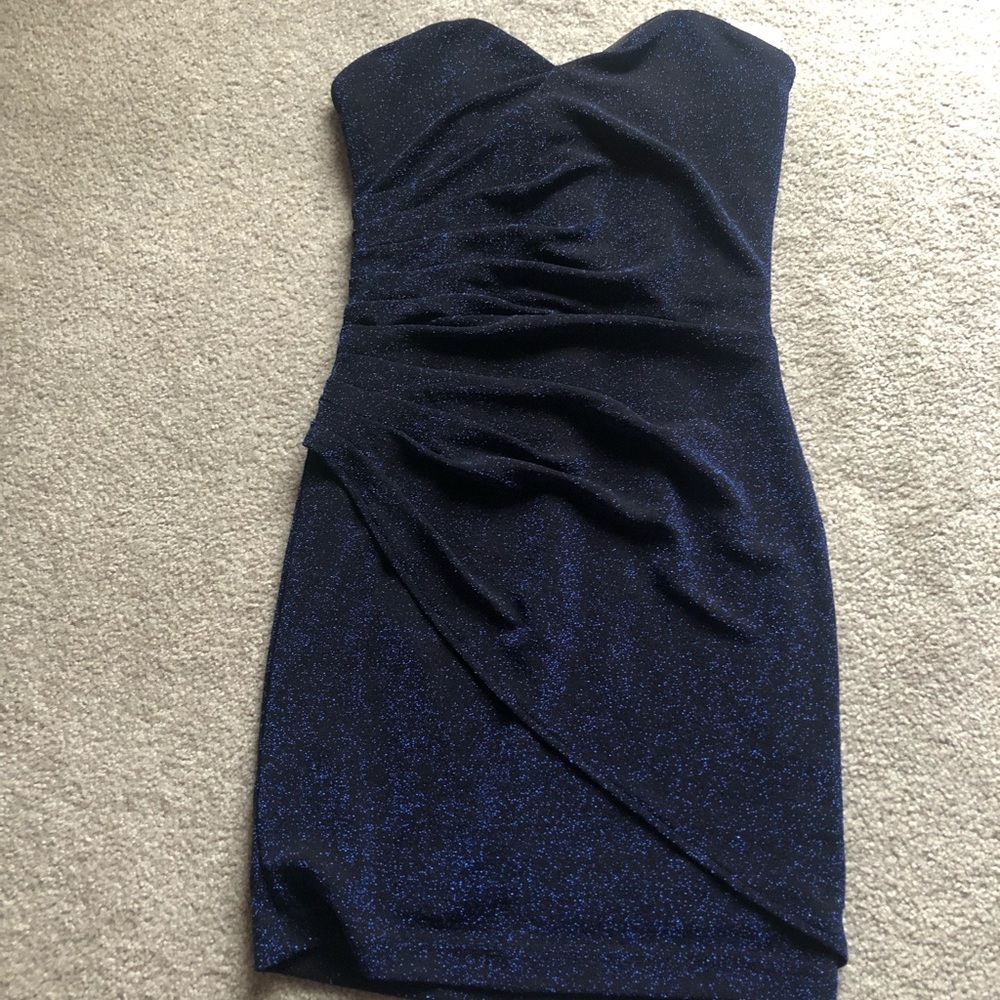Forever 21 Metallic Mini Tube Dress